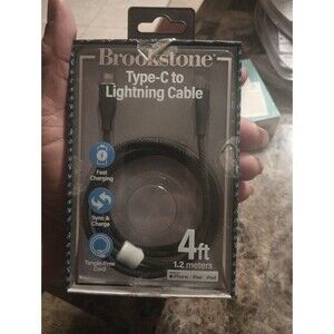 Brand new Brookstone USB-C to USB-C charging cable - Braided